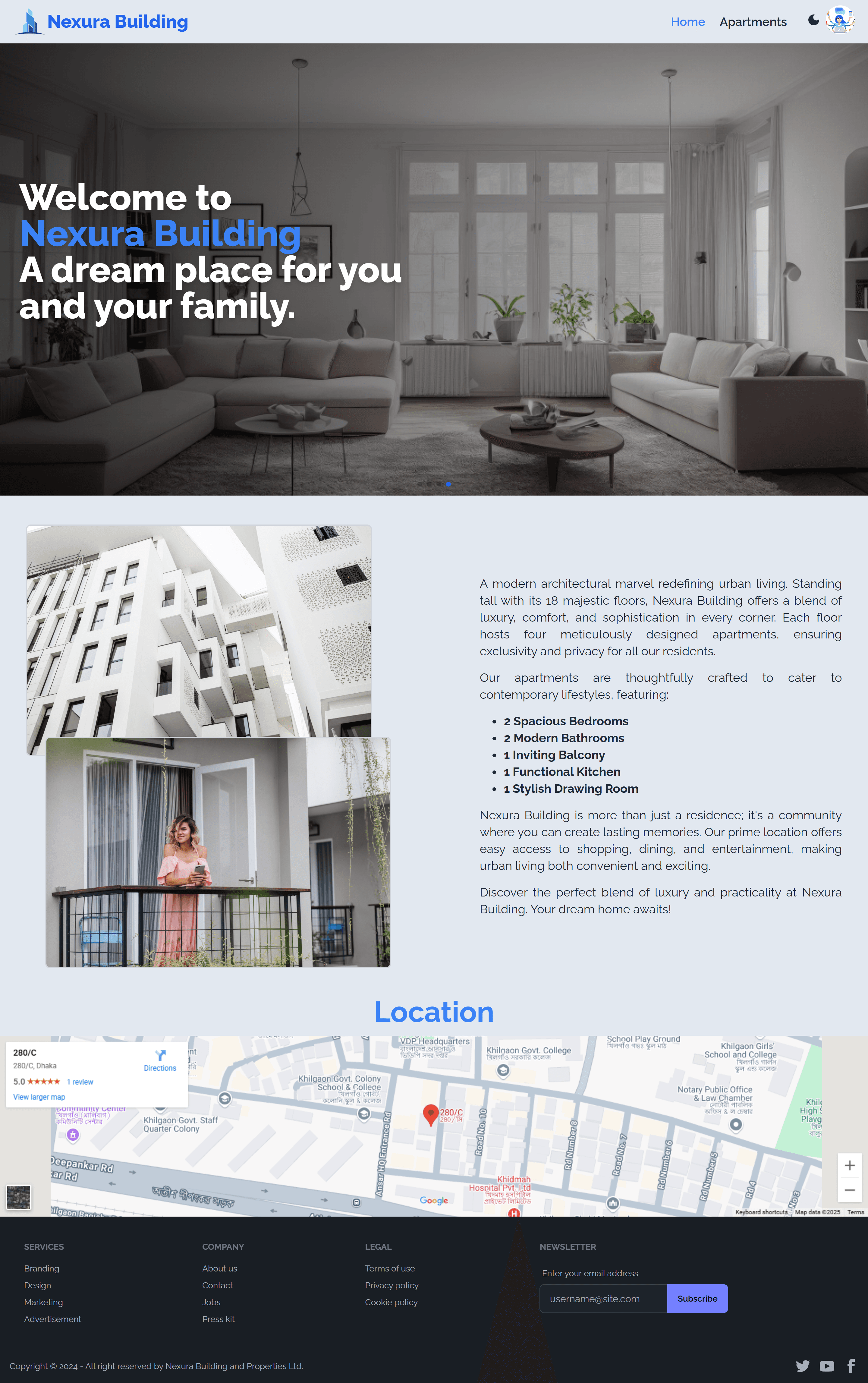 Nexura Build - Building Management Website - Image 1